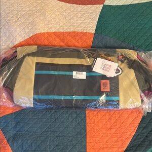 Topo Designs Mountain Duffel Olive/Pond Blue 40l